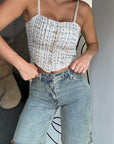 Bermuda in denim vintage