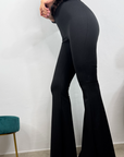 Pantaloni maxi zampa
