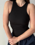 Canotta scollo halter